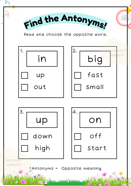 Easy English for Early Learners (Fun with Words)