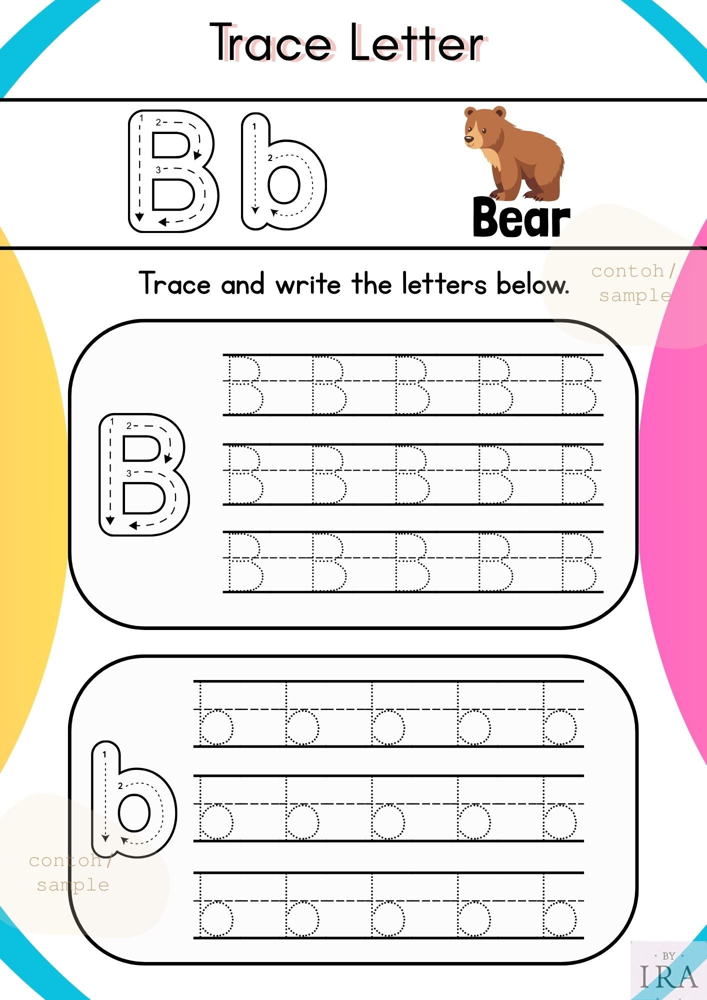 Tracing A to Z (Animal themed)
