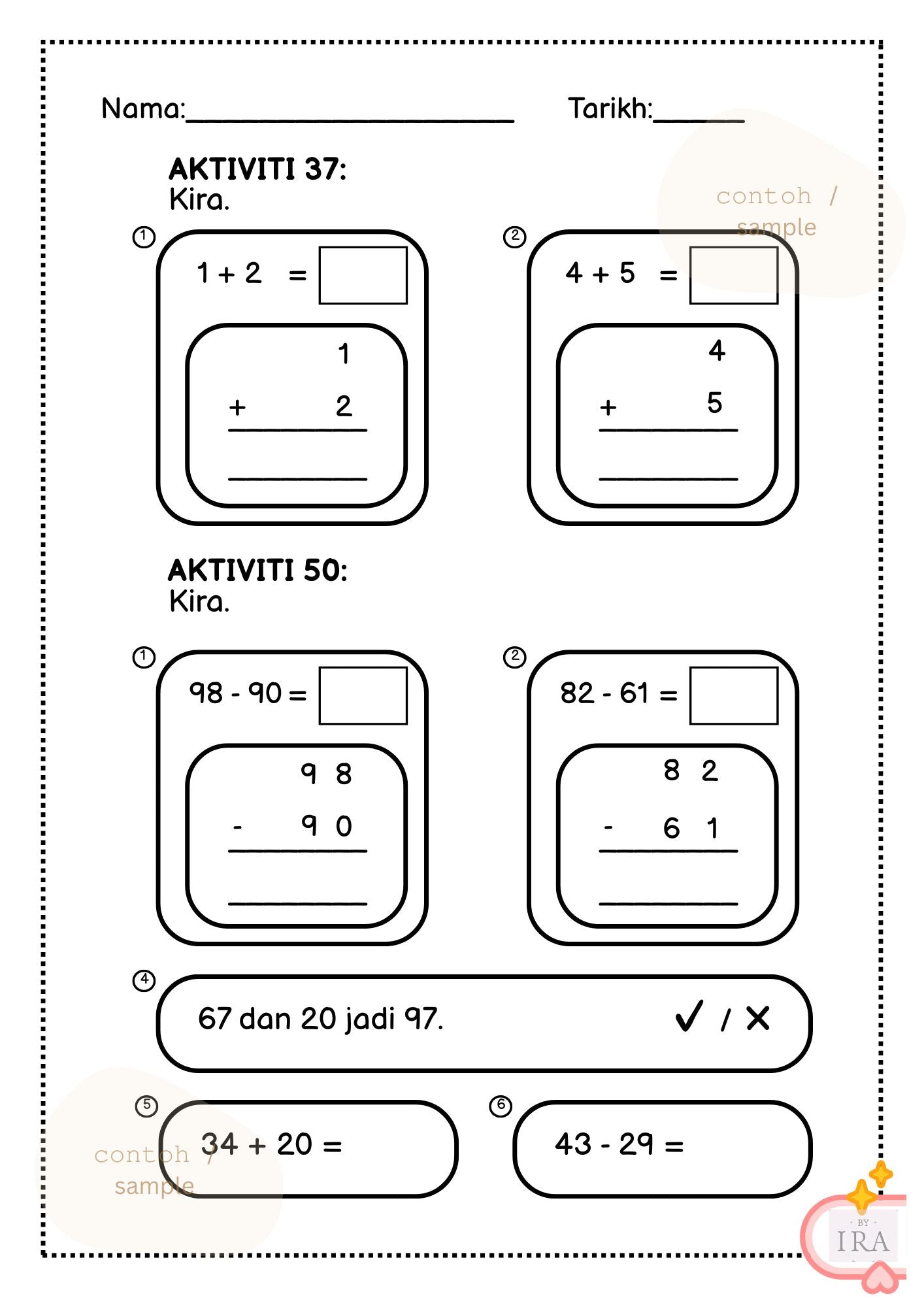Matematik Mudah Tahun 1